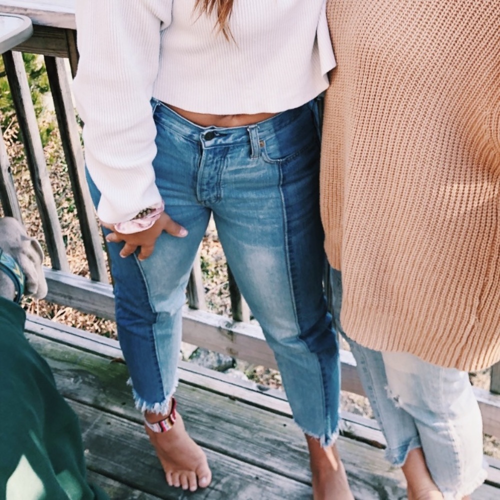 American eagle two tone jeans